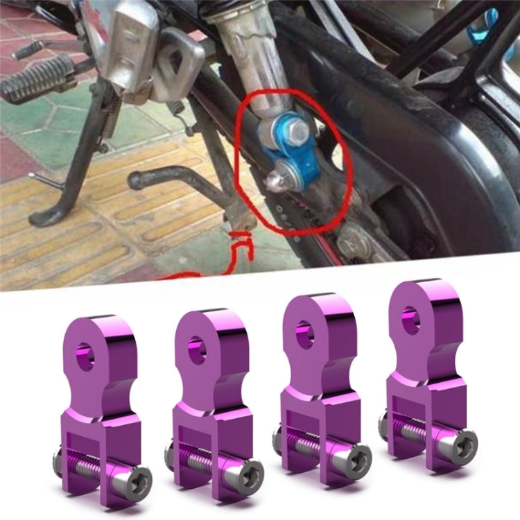 2 Pairs Shock Absorber Extender Height Extension for Motorcycle, Size: Large(Purple) - Replacement Parts by PMc TechLife | Online Shopping South Africa | PMc TechLife | Buy Now Pay Later Mobicred