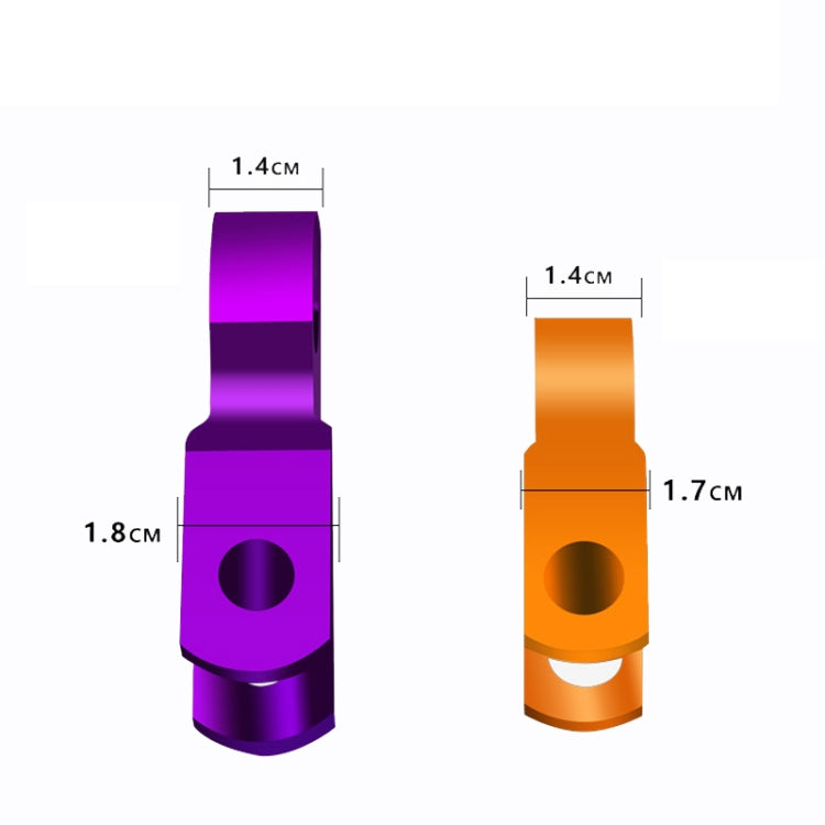 2 Pairs Shock Absorber Extender Height Extension for Motorcycle, Size: Large(Purple) - Replacement Parts by PMc TechLife | Online Shopping South Africa | PMc TechLife | Buy Now Pay Later Mobicred