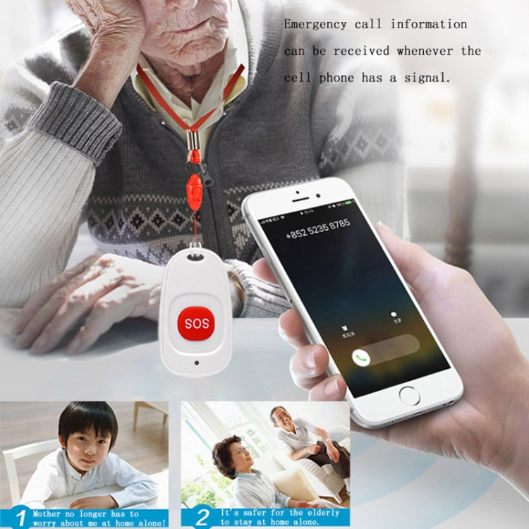 433MHz Waterproof SOS Single Button Remote Control One Button Emergency Help Button - Anti-lost Alarm by PMc TechLife | Online Shopping South Africa | PMc TechLife | Buy Now Pay Later Mobicred