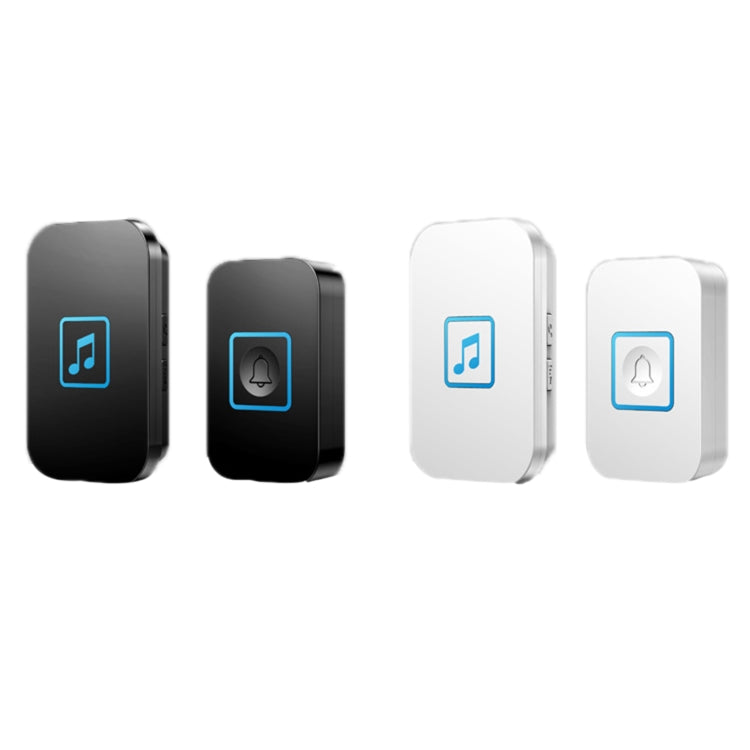 CACAZI A86 Electronic Music Remote Control Doorbell One For One AC Wireless Doorbell, Style:US Plug(White) - Wireless Doorbell by CACAZI | Online Shopping South Africa | PMC TechLife | Buy Now Pay Later Mobicred