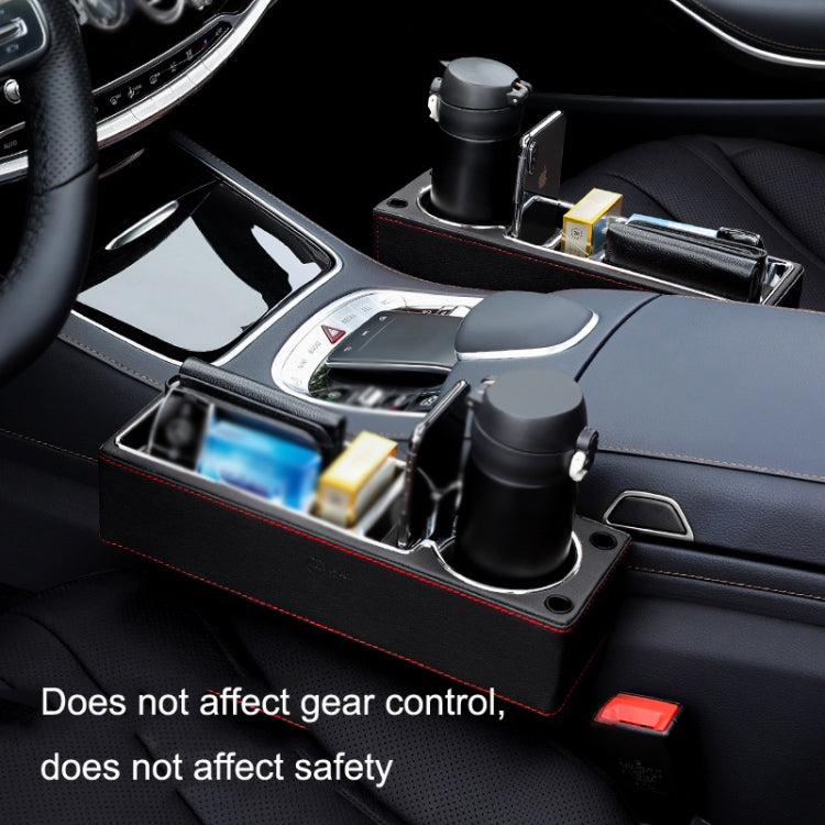 SUSISUN SNH010 Car Seat Gap Storage Box, Style:Positive Drive(Apricot) - Stowing Tidying by SUSISUN | Online Shopping South Africa | PMC TechLife | Buy Now Pay Later Mobicred