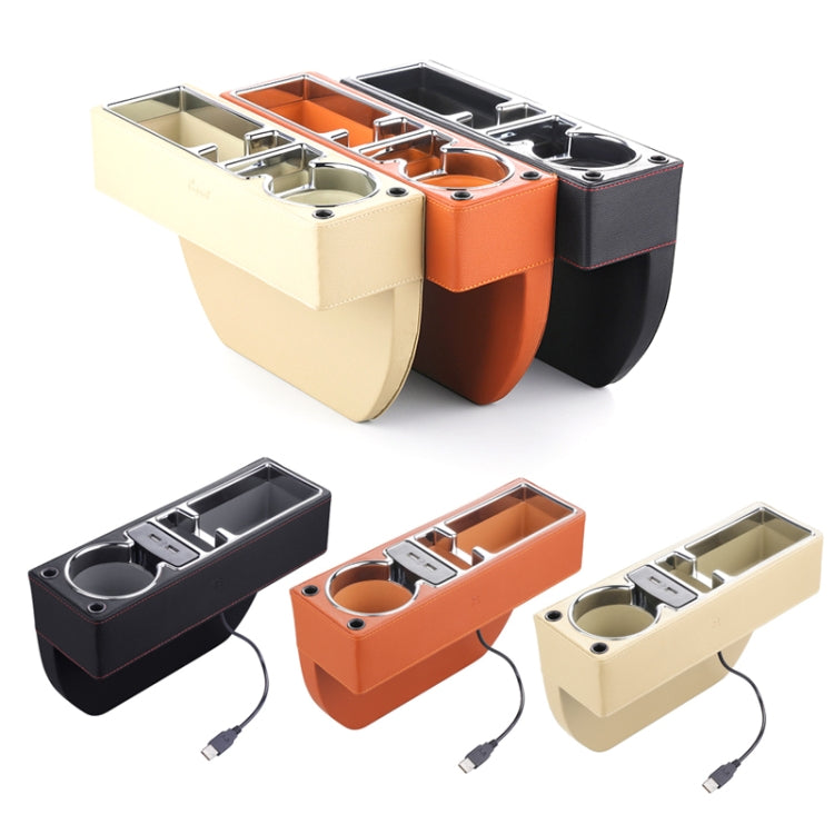 SUSISUN SNH010 Car Seat Gap Storage Box, Style:Co-driver(Brown) - free shipping - PMC TechLife - Order now!