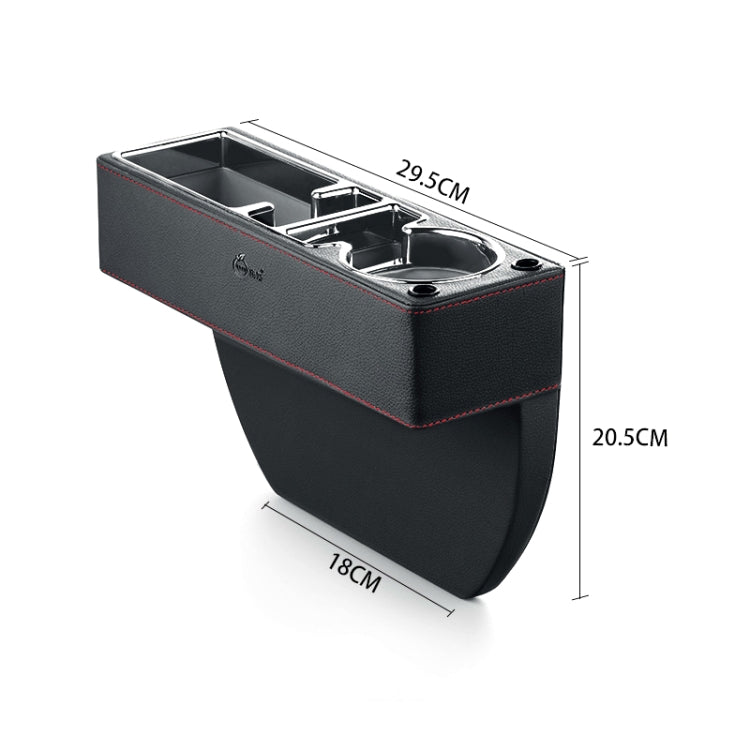 SUSISUN SNH010 Car Seat Gap Storage Box, Style:Positive Drive USB Charging(Black) - Stowing Tidying by SUSISUN | Online Shopping South Africa | PMC TechLife | Buy Now Pay Later Mobicred