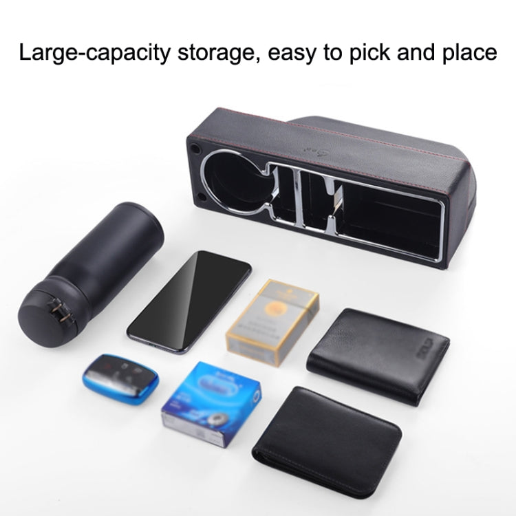 SUSISUN SNH010 Car Seat Gap Storage Box, Style:Positive Drive USB Charging(Black) - Stowing Tidying by SUSISUN | Online Shopping South Africa | PMC TechLife | Buy Now Pay Later Mobicred
