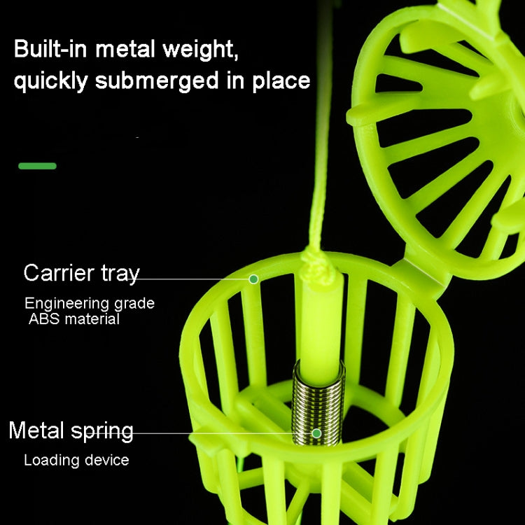 Double Hooks ISEAMA Explosive Hook Bighead Carp Feeder for Hand Rod & Throwing Rod, Size: 14 - Fishing Hooks by PMC TechLife | Online Shopping South Africa | PMC TechLife | Buy Now Pay Later Mobicred