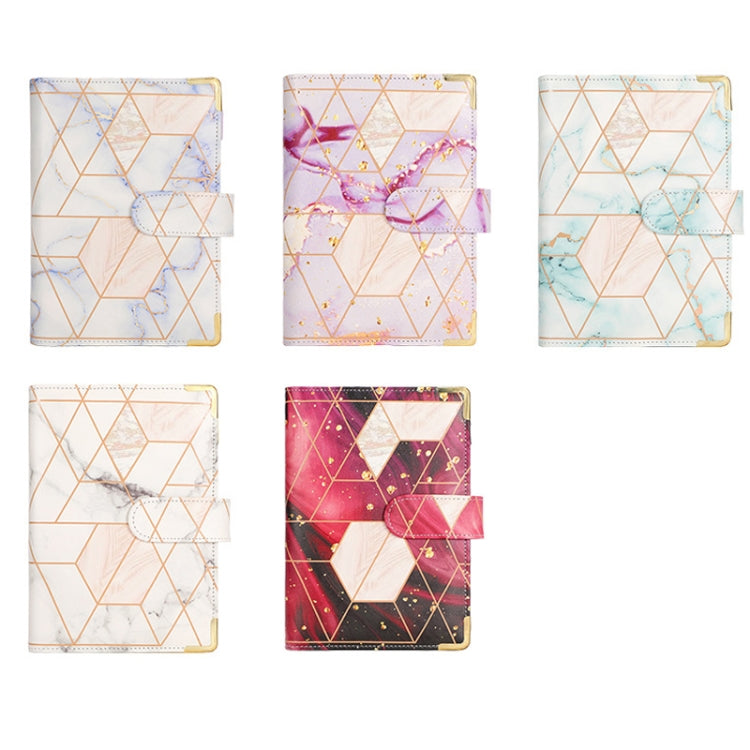 A6 Loose-leaf Notebook Budget Book Marbled Handbook,Style: Deluxe Model(Purple) - Notebooks by PMc TechLife | Online Shopping South Africa | PMc TechLife | Buy Now Pay Later Mobicred
