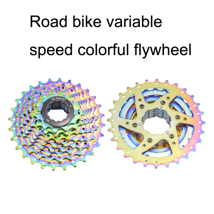 VG SPORTS Bicycle Lightweight Wear -Resistant Colorful Flywheel, Style:9 Speed 11-28T - free shipping - PMc TechLife - Order now!