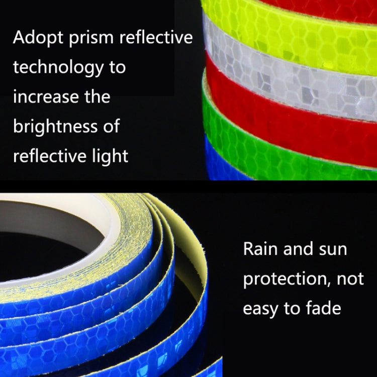 3 Rolls Bicycle Mountain Bike Motorcycle Sticker Car Contour Reflective Sticker Night Riding Reflective Sticker 1 x 800cm(Green) - Decorative Accessories by PMC TechLife | Online Shopping South Africa | PMC TechLife | Buy Now Pay Later Mobicred