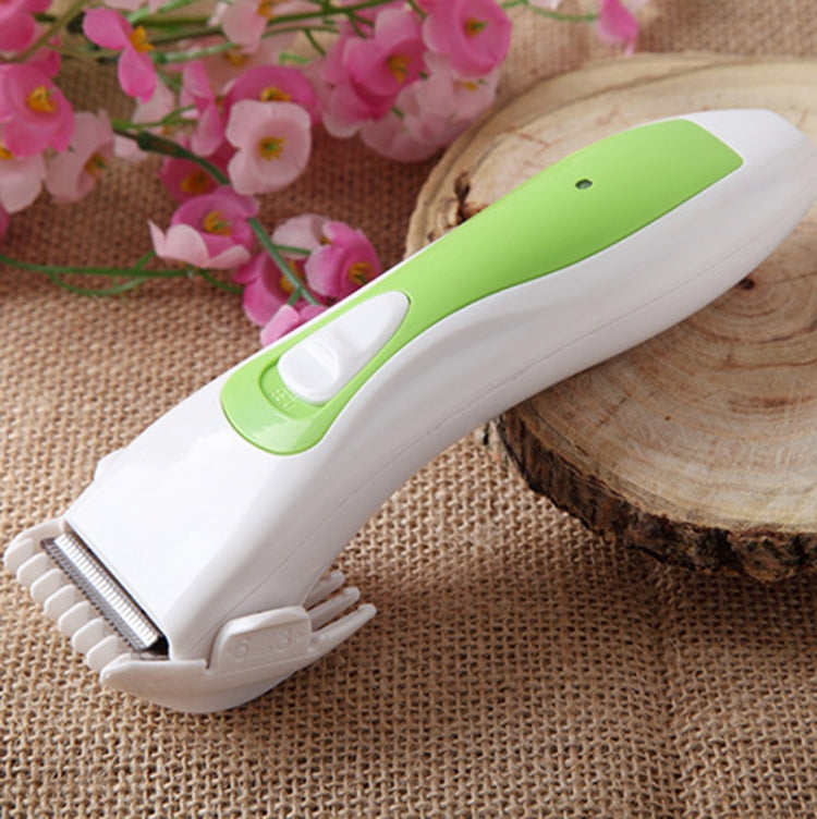 Hair Clipper Rechargeable Electric Clippers Haircut Tools For Children(Green and White) - free shipping - PMC TechLife - Order now!
