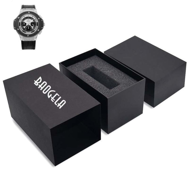 BAOGELA Paper + Sponge Square Watch Packaging Box Black Watch Gift Box, Size: 12.1 x 7.6 x 6.8cm - free shipping - PMC TechLife - Order now!