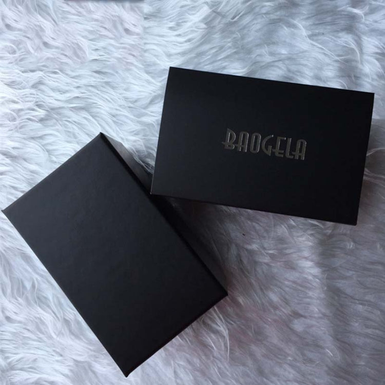 BAOGELA Paper + Sponge Square Watch Packaging Box Black Watch Gift Box, Size: 12.1 x 7.6 x 6.8cm - free shipping - PMC TechLife - Order now!