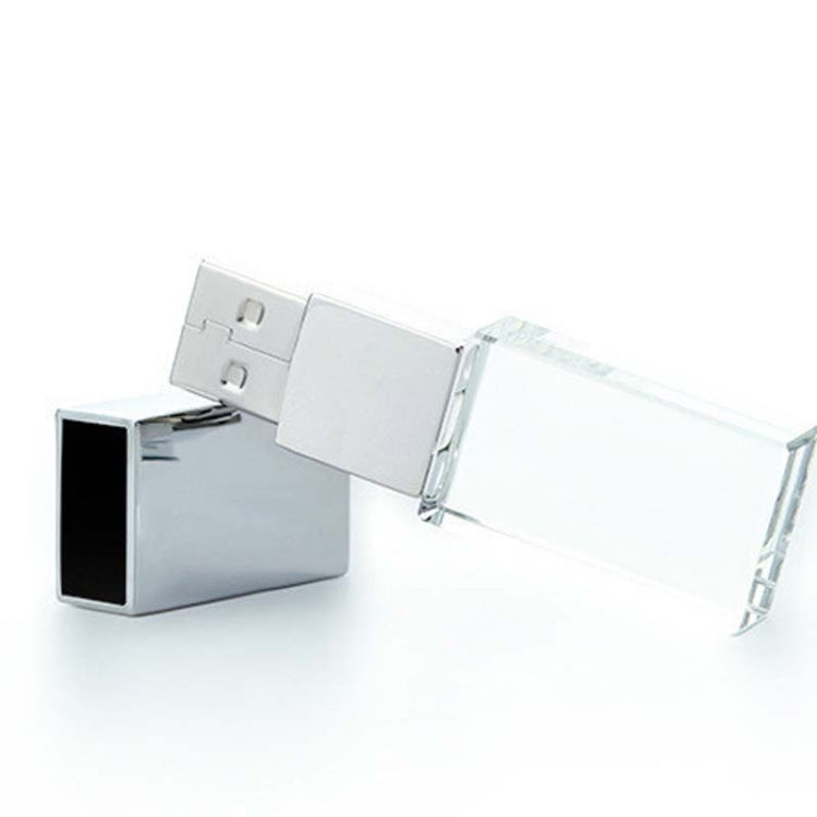 2 PCS Crystal Flash Light Emitting USB 2.0 Flash Drive Car Music USB Flash Drive, Capacity: 16G (1000 Music + 110 MV) - USB Flash Drives by PMC TechLife | Online Shopping South Africa | PMC TechLife