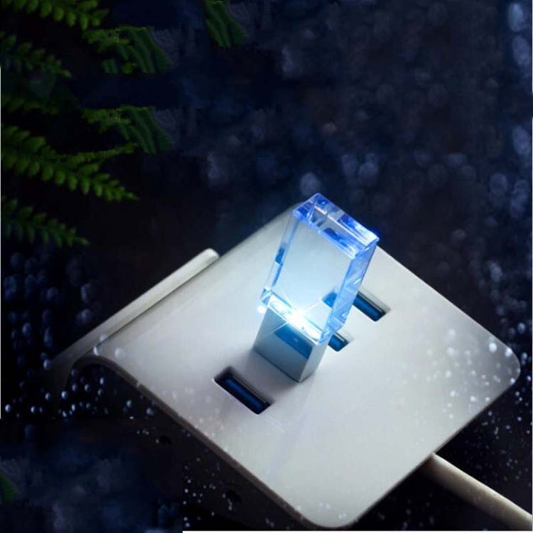 2 PCS Crystal Flash Light Emitting USB 2.0 Flash Drive Car Music USB Flash Drive, Capacity: 16G (1000 Music + 110 MV) - USB Flash Drives by PMC TechLife | Online Shopping South Africa | PMC TechLife