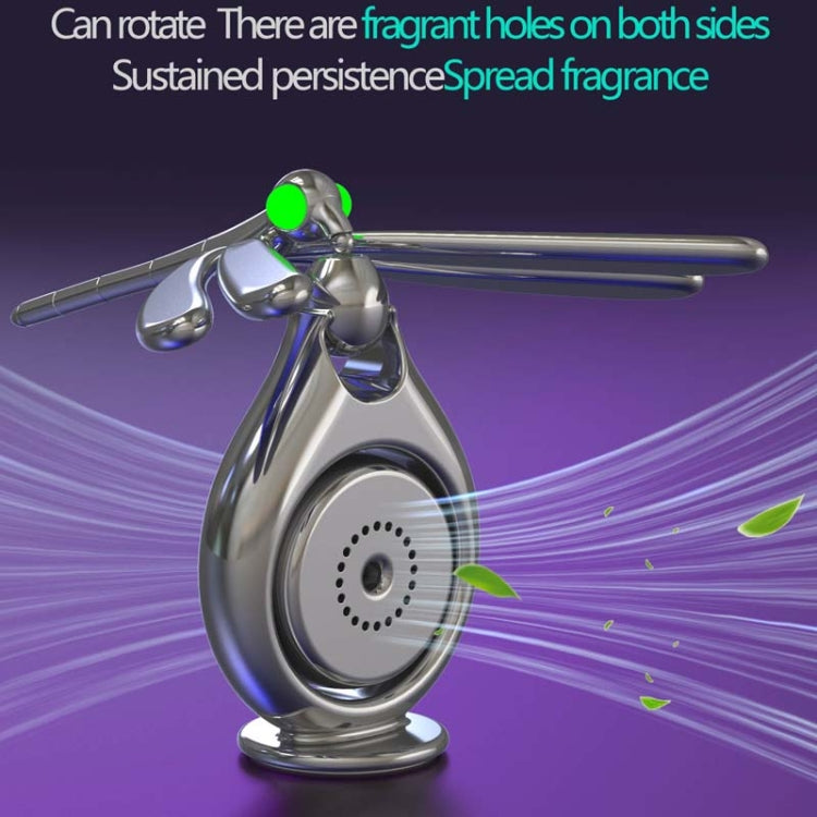 Car Aromatherapy Rotating Balance Dragonfly Creative Perfume Decoration(Rose Gold) - free shipping - PMC TechLife - Order now!