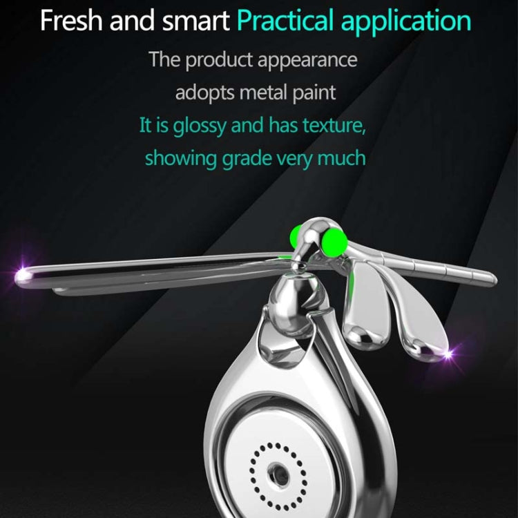 Car Aromatherapy Rotating Balance Dragonfly Creative Perfume Decoration(Rose Gold) - free shipping - PMC TechLife - Order now!