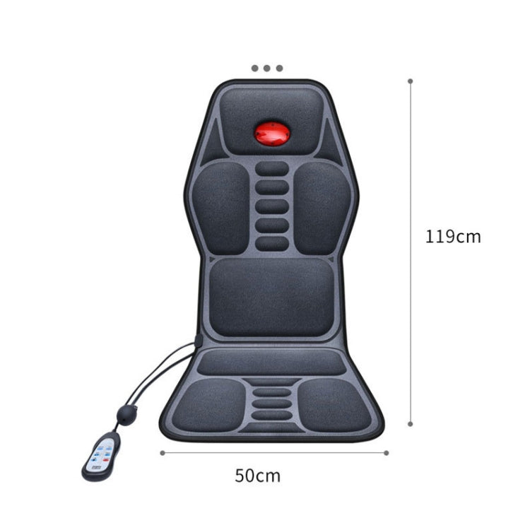 YJ-308 Car Massager Cervical Spine Neck Waist Car Home Heating Whole Body Multifunctional Massage Mat, Specification: Premium Edition - Seat Accessories by PMC TechLife | Online Shopping South Africa | PMC TechLife | Buy Now Pay Later Mobicred