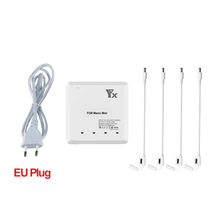 For DJI Mavic Mini Charger Battery USB 6 in 1 Hub Intelligent Battery Controller Charger, Plug Type:EU Plug - free shipping - PMC TechLife - Order now!