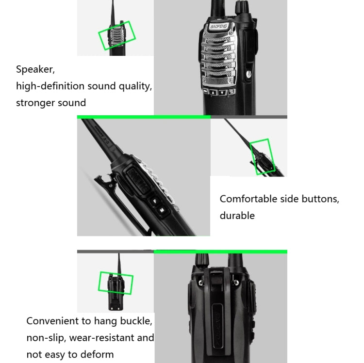 Baofeng UV-8D 8W High-power Dual-transmit Button Multifunctional Walkie-talkie, Plug Specifications:EU Plug - free shipping - PMC Jewellery - Order now!