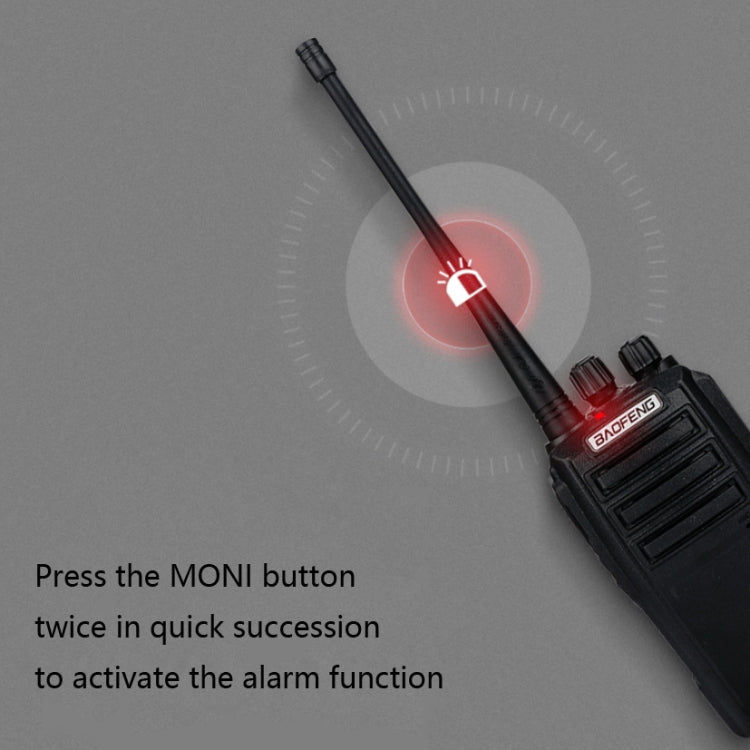 Baofeng BF-UV6D Civil Hotel Outdoor Construction Site Mobile High-power Walkie-talkie, Plug Specifications:US Plug - free shipping - PMC Jewellery - Order now!