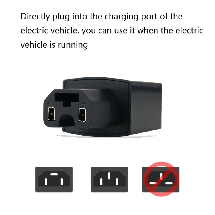 3 PCS Universal Car Intelligent Reverse Connection Lithium Battery Electric Car Mobile Phone Charger, Style:Extended White Double Port 2A - free shipping - PMC TechLife - Order now!