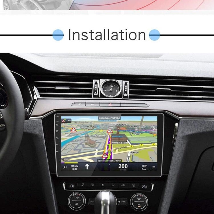 Universal Machine Android Smart Navigation Car Navigation DVD Reversing Video Integrated Machine, Size:9inch 1+16G, Specification:Standard+4 Lights Camera - Car DVD by PMC TechLife | Online Shopping South Africa | PMC TechLife | Buy Now Pay Later Mobicred