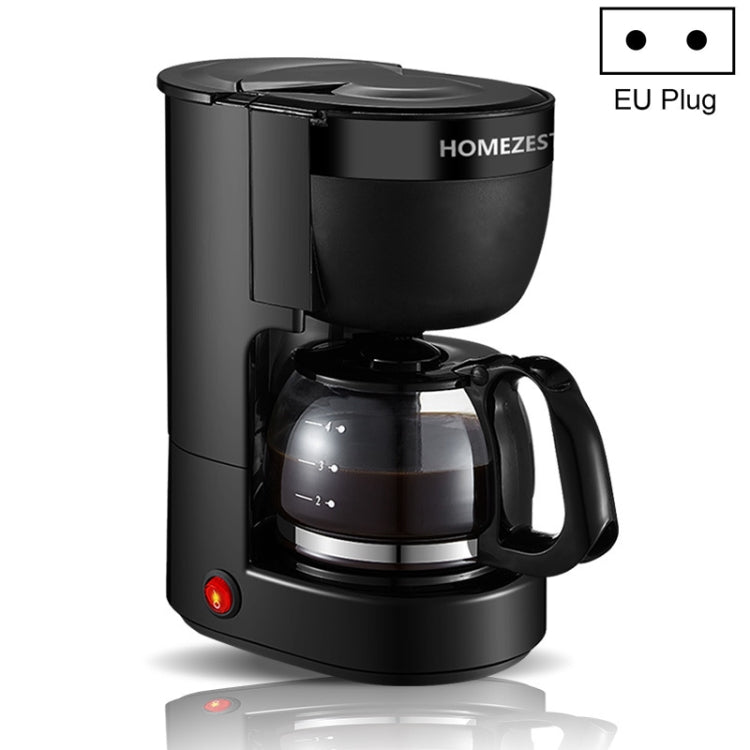 Homezest Household Small Coffee Maker Automatic Mini Drip Coffee Machine, Style:EU Plug(Black) - free shipping - PMC TechLife - Order now!