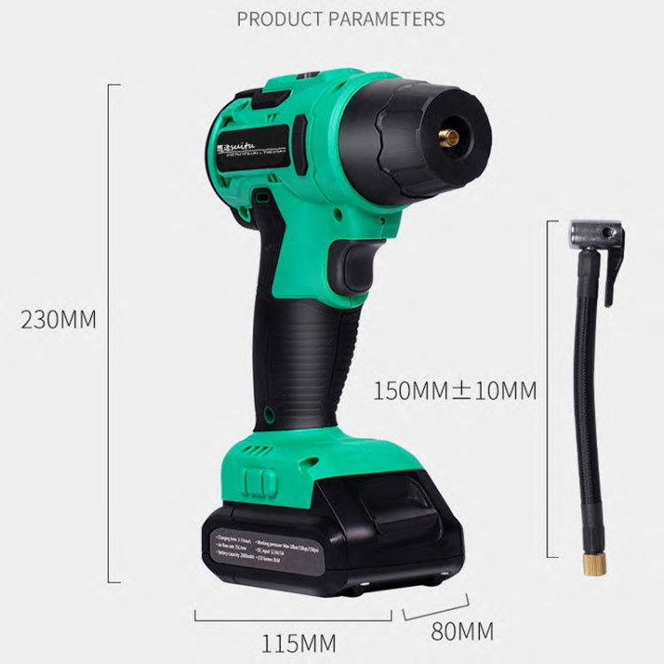 SUITU High-pressure Handheld Smart Digital Display Car Portable Wireless Tire Inflator(Red) - Inflatable Pump by SUITU | Online Shopping South Africa | PMC TechLife | Buy Now Pay Later Mobicred