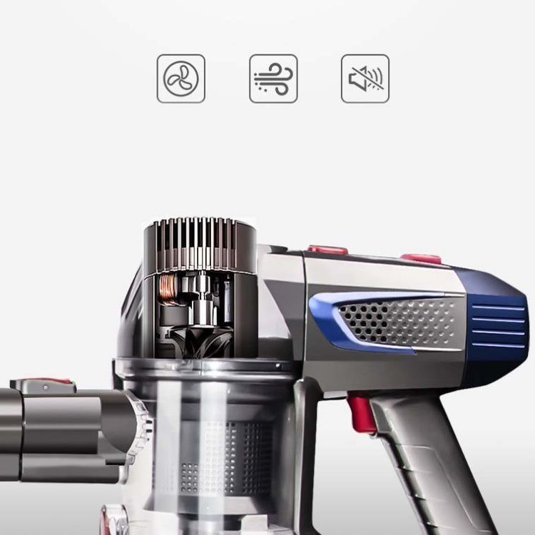 ZEK 150W 10kpa Wireless Vacuum Cleaner Household Powerful Handheld Vertical Rechargeable Vacuum Cleaner With Mite Removal Brush, Plug Type:EU Plug - free shipping - PMC TechLife - Order now!
