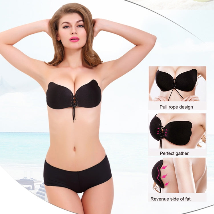Women Self-Adhesive Strapless Bandage Blackless Solid Bra Silicone Underwear Invisible Bra, Size:S (T Khaki) - free shipping - PMC TechLife - Order now!