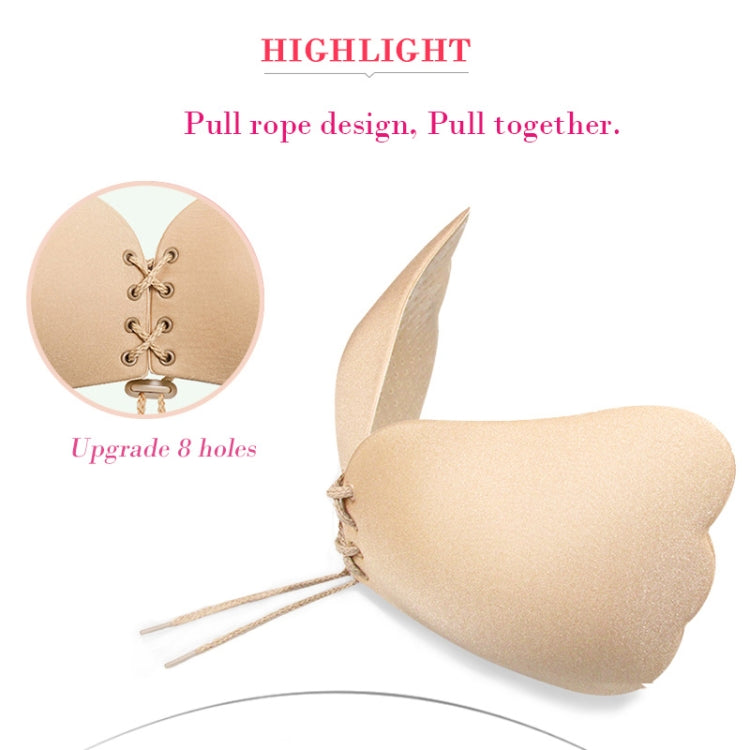 Women Self-Adhesive Strapless Bandage Blackless Solid Bra Silicone Underwear Invisible Bra, Size:L (T Khaki) - free shipping - PMC TechLife - Order now!