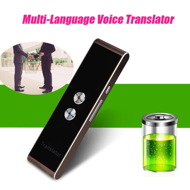 Portable Smart Voice Translator Upgrade Version for Learning Travel Business Meeting 3 in 1 voice Text Photo Language Translator(brown) -  by PMC TechLife | Online Shopping South Africa | PMC TechLife | Buy Now Pay Later Mobicred