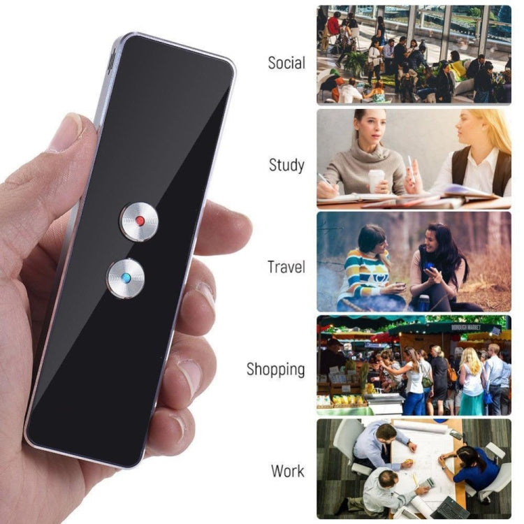 Portable Smart Voice Translator Upgrade Version for Learning Travel Business Meeting 3 in 1 voice Text Photo Language Translator(Black) -  by PMC TechLife | Online Shopping South Africa | PMC TechLife | Buy Now Pay Later Mobicred