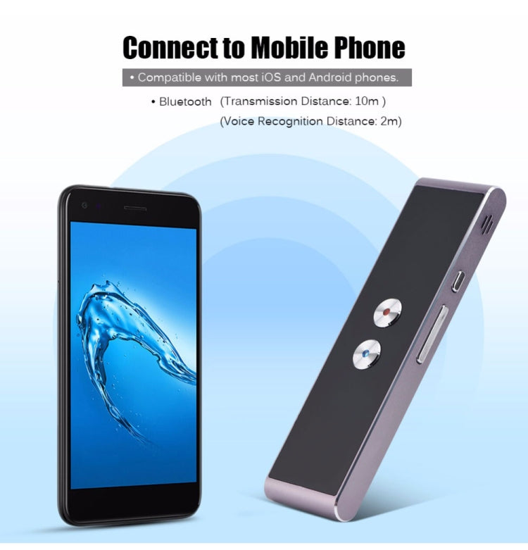 T8 Pocket Language Translator Voice 30 Languages Two Way Real Time Intercom Portable Translator For Personal Learning Travelling Black -  by PMC TechLife | Online Shopping South Africa | PMC TechLife | Buy Now Pay Later Mobicred