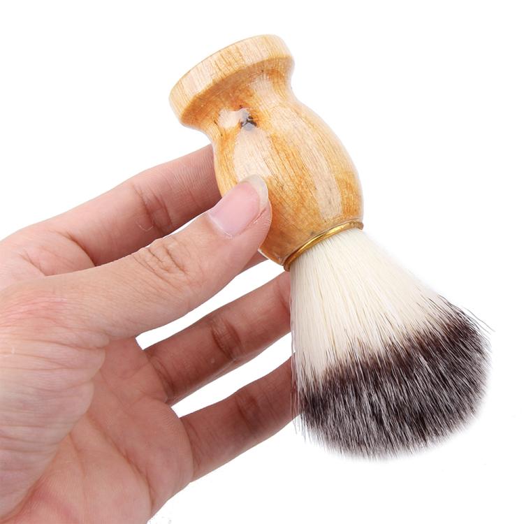 Wood Handle Hair Shaving Brush Facial Beard Cleaning Appliance Shave Salon Badger Hair Tool Razor Brush - free shipping - PMC TechLife - Order now!