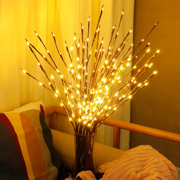 LED Willow Branch Lamp Floral Lights Holiday Home Christmas Party Garden Decoration Battery Operated Christmas Birthday Gifts(Warm White) - Christmas Decoration Lamps by PMC TechLife | Online Shopping South Africa | PMC TechLife