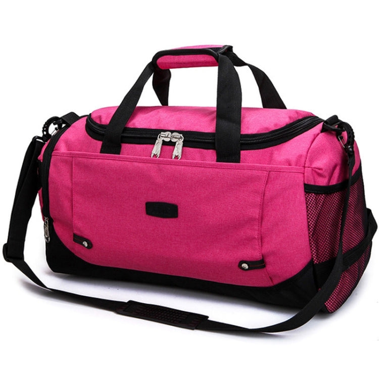 Mens / Ladies Large Capacity Travel Bags Portable Multifunctional Handbag(Rose Red) - Handbags by PMC TechLife | Online Shopping South Africa | PMC TechLife | Buy Now Pay Later Mobicred