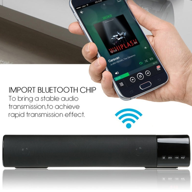 TOPROAD High Power 10W HIFI Portable Wireless Bluetooth Speaker Stereo Soundbar TF FM USB Subwoofer Column for Computer TV Phone(Black) - free shipping - PMC Jewellery - Order now!