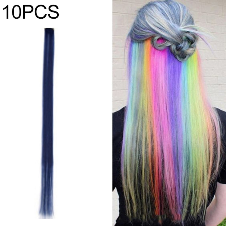 10 PCS Chemical Fiber Wig One-Step Gradient Color Single Card Wig, Stretched Length:24inches(41#) - free shipping - PMC TechLife - Order now!