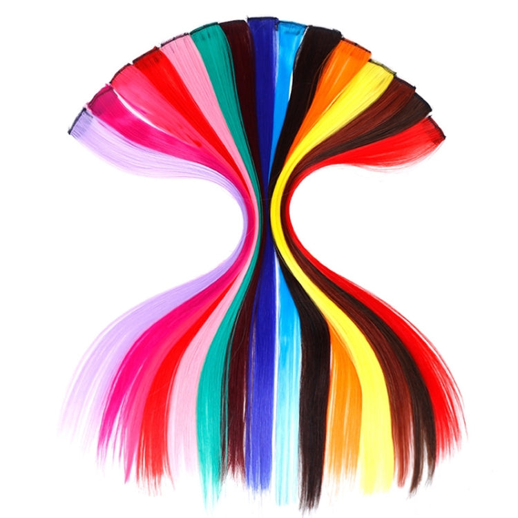 10 PCS Chemical Fiber Wig One-Step Gradient Color Single Card Wig, Stretched Length:24inches(57#) - free shipping - PMC TechLife - Order now!