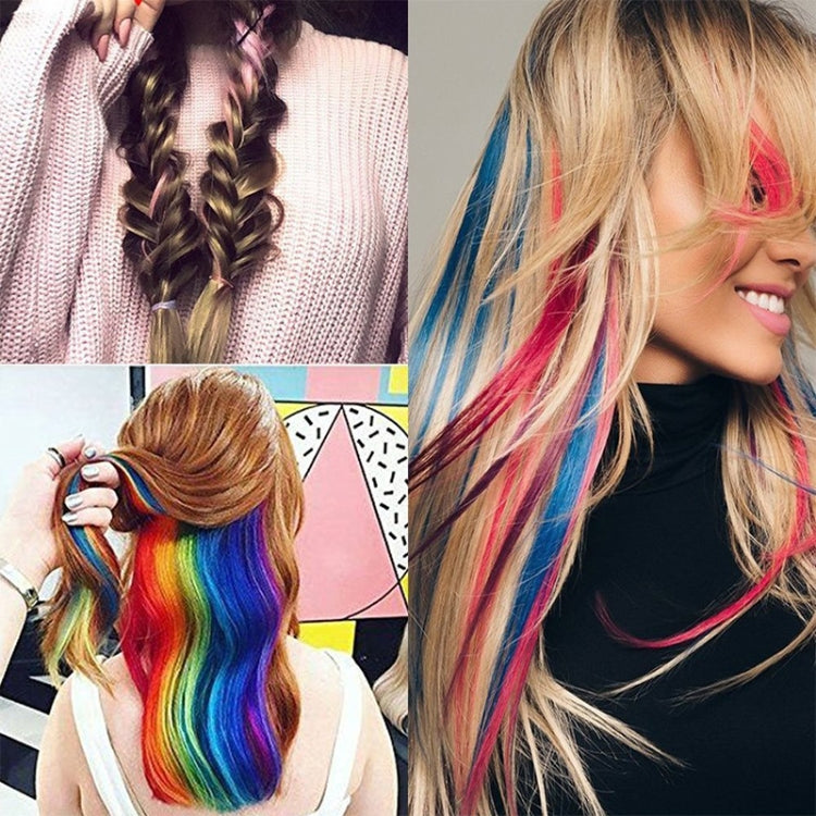 10 PCS Chemical Fiber Wig One-Step Gradient Color Single Card Wig, Stretched Length:24inches(57#) - free shipping - PMC TechLife - Order now!