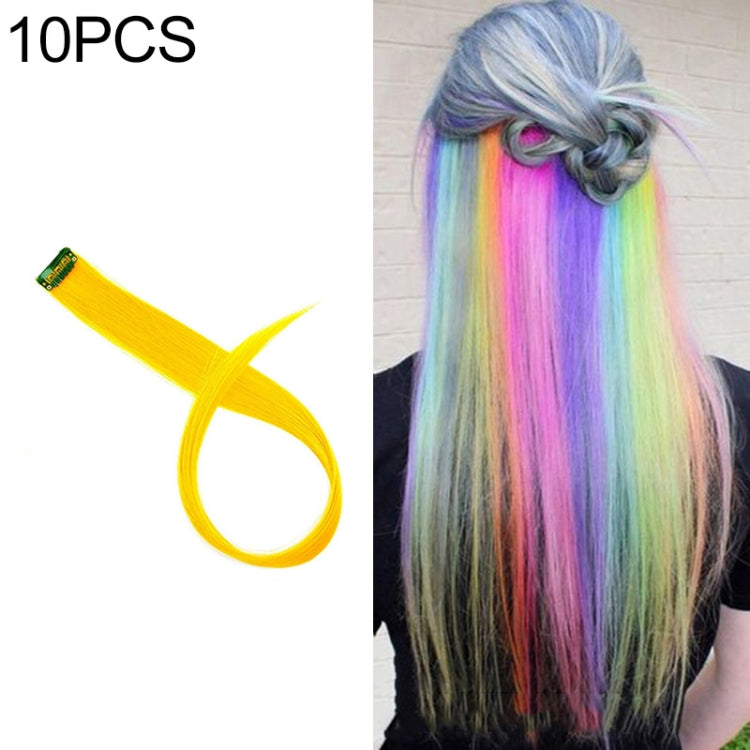 10 PCS Chemical Fiber Wig One-Step Gradient Color Single Card Wig, Stretched Length:24inches(32#) - free shipping - PMC TechLife - Order now!