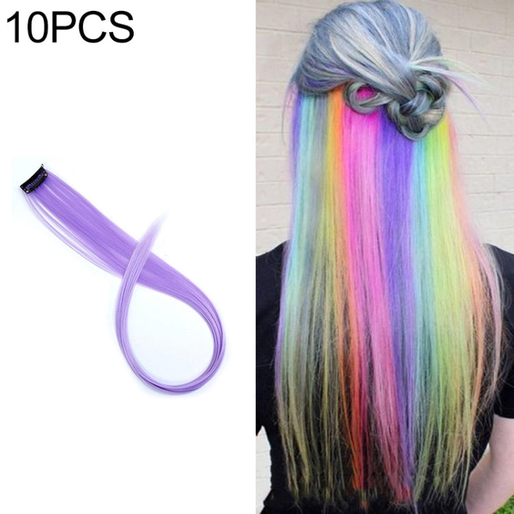 10 PCS Chemical Fiber Wig One-Step Gradient Color Single Card Wig, Stretched Length:24inches(21#) - free shipping - PMC TechLife - Order now!