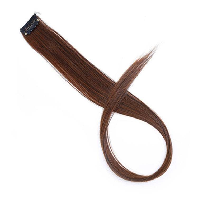 10 PCS Chemical Fiber Wig One-Step Gradient Color Single Card Wig, Stretched Length:24inches(33#) - free shipping - PMC TechLife - Order now!