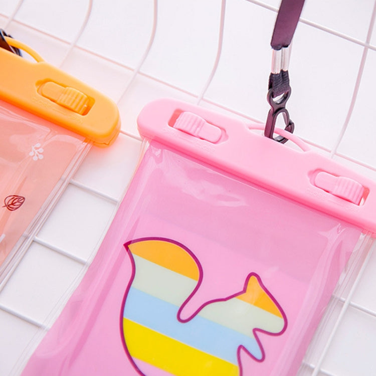 10 PCS Large Outdoor Photo Transparent Waterproof Cartoon Mobile Phone Bag, Style:Little White Cat - Waterproof Bag by PMc TechLife | Online Shopping South Africa | PMc TechLife | Buy Now Pay Later Mobicred