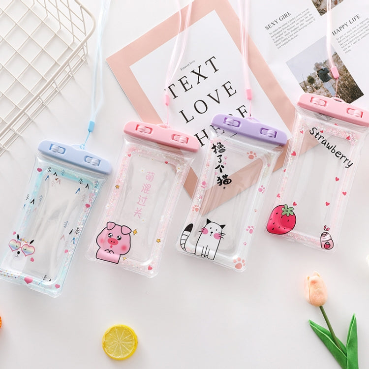Cartoon Transparent Swimming Inflatable Air Bag Floating Mobile Phone Waterproof Bag, Random Color Delivery - Waterproof Bag by PMc TechLife | Online Shopping South Africa | PMc TechLife | Buy Now Pay Later Mobicred