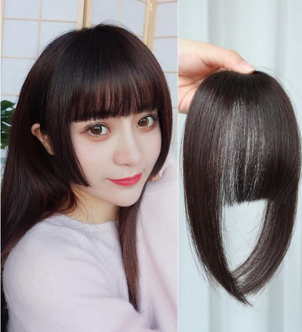 Women Fake Fringe Clip In Bangs Hair Extensions with High Temperature Synthetic Fiber(Black) - free shipping - PMC TechLife - Order now!