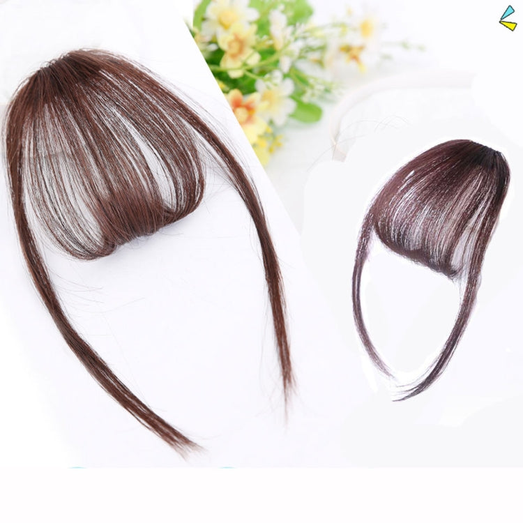 Fake Bangs Clip Hairpiece Synthetic Bangs Hair(Brown) - free shipping - PMC TechLife - Order now!