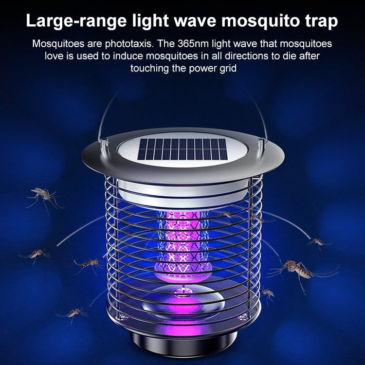 Outdoor Solar Waterproof Mosquito Lamp Mosquito Repellent, Color:TM02 Black - Outdoor Insect Repellent by PMC TechLife | Online Shopping South Africa | PMC TechLife | Buy Now Pay Later Mobicred