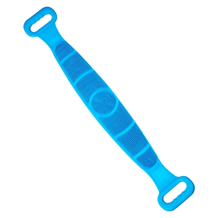 Silicone Massage Pull Strap Bath Brush Powerful Exfoliating Rubbing Bath Artifact(Sky Blue) - Bath Brushes & Sponges by PMC TechLife | Online Shopping South Africa | PMC TechLife