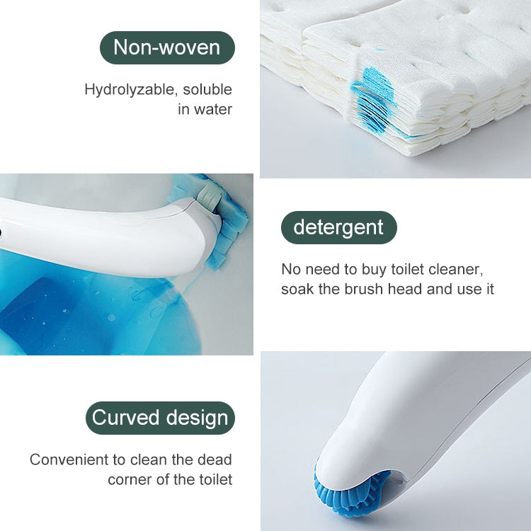 Disposable Toilet Brush Household Toilet Brush with Detergent, Style:Splicing - Cleaning Tools by PMc TechLife | Online Shopping South Africa | PMc TechLife | Buy Now Pay Later Mobicred